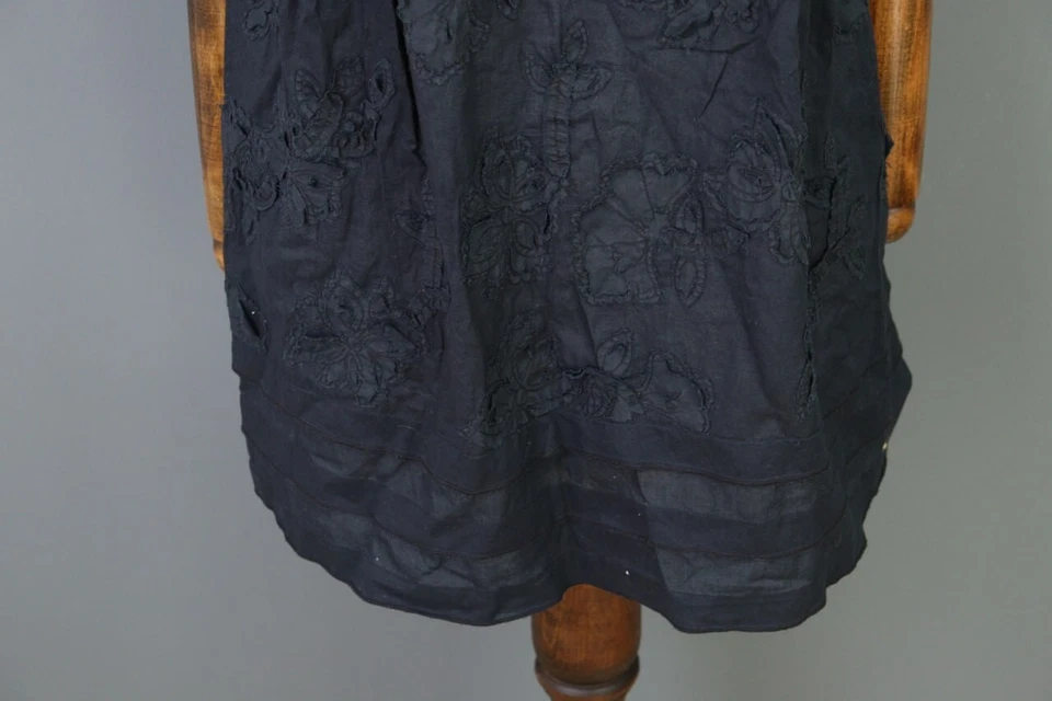 Blusa túnica Philosophy Alberta Ferretti talla USA 4 azul bordado Foto 4 de 4