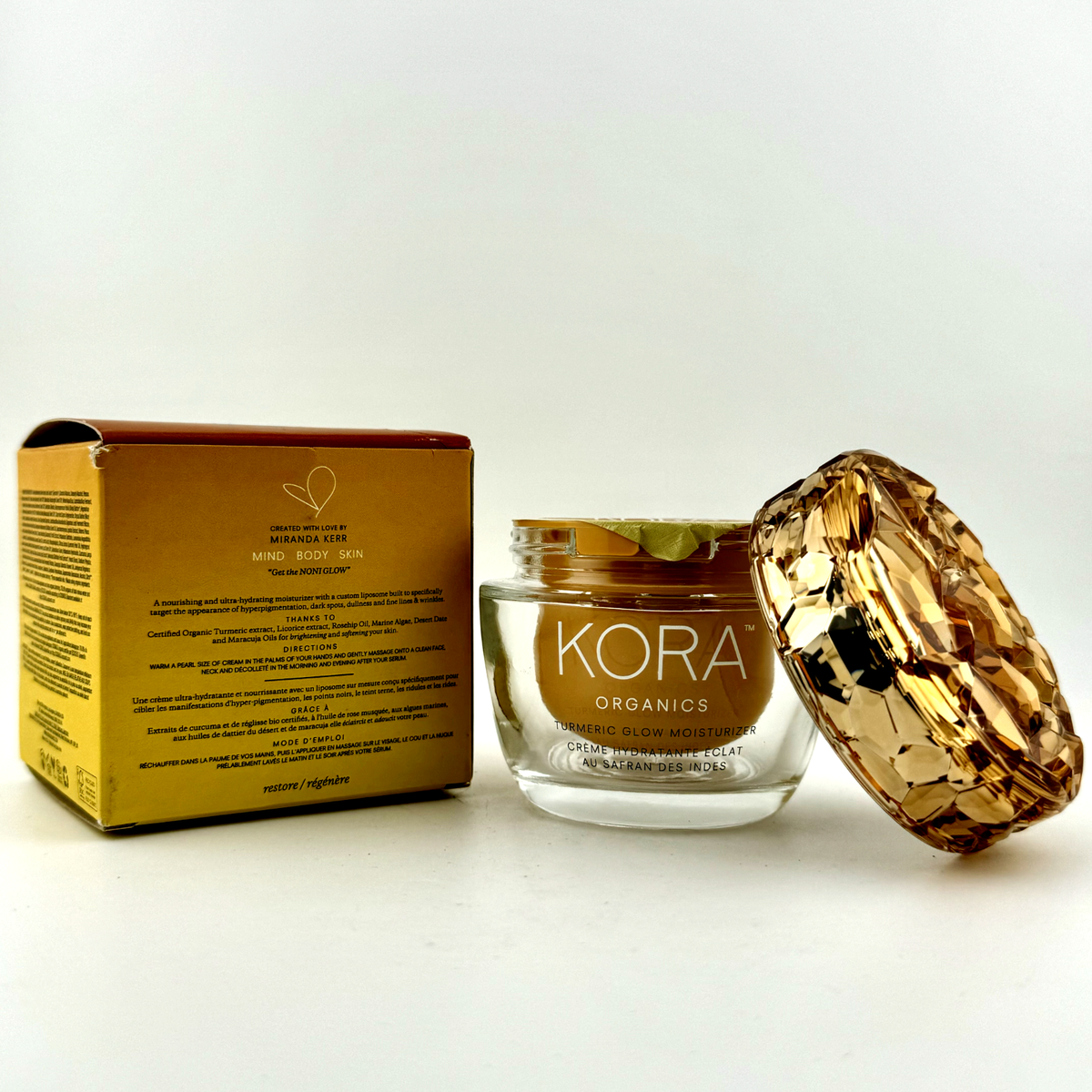 KORA Organics Turmeric Glow Moisturizer - Brighten & Hydrate 1.69 