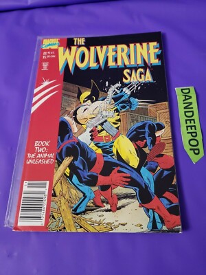 The Wolverine Saga Book Two The Animal Unleashed Vol 1 No 2 Nov 1989 Comic Book