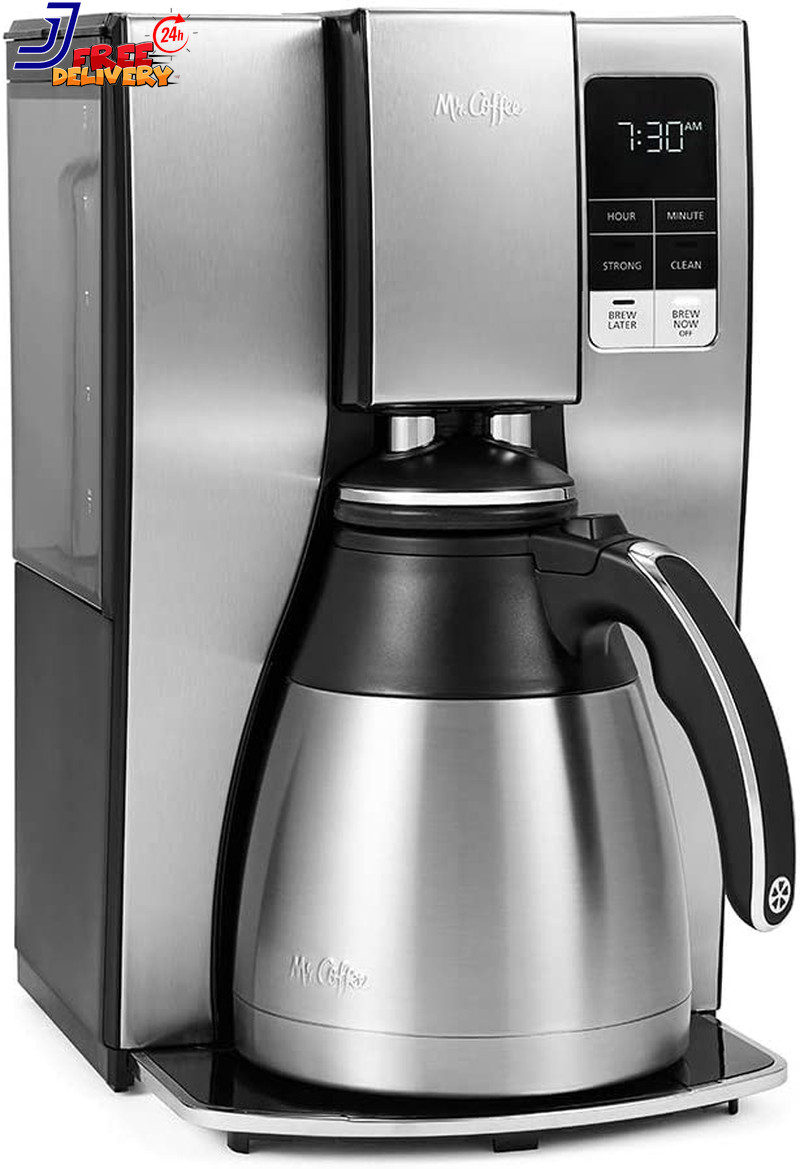 Insulated Thermal 10cup Programmable Carafe Brew Strength Selection