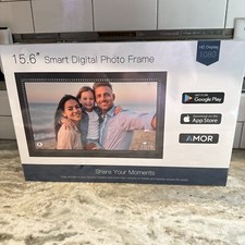 15.6" Digital Photo Frame, Full HD, Wifi, 32GB, Aimor App SEALED