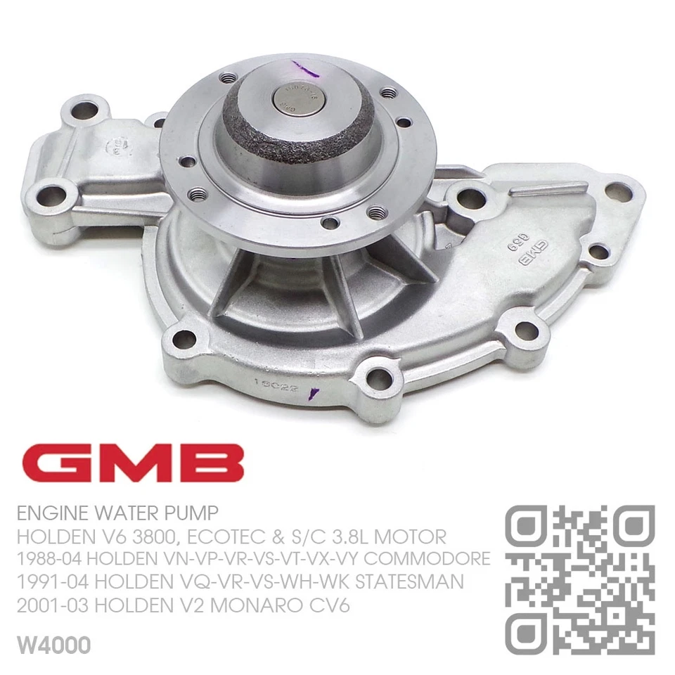 GMB WATER PUMP V6 ECOTEC 3.8L MOTOR [HOLDEN VS-VT-VX-VY COMMODORE/CALAIS/UTE] - image 4 of 4