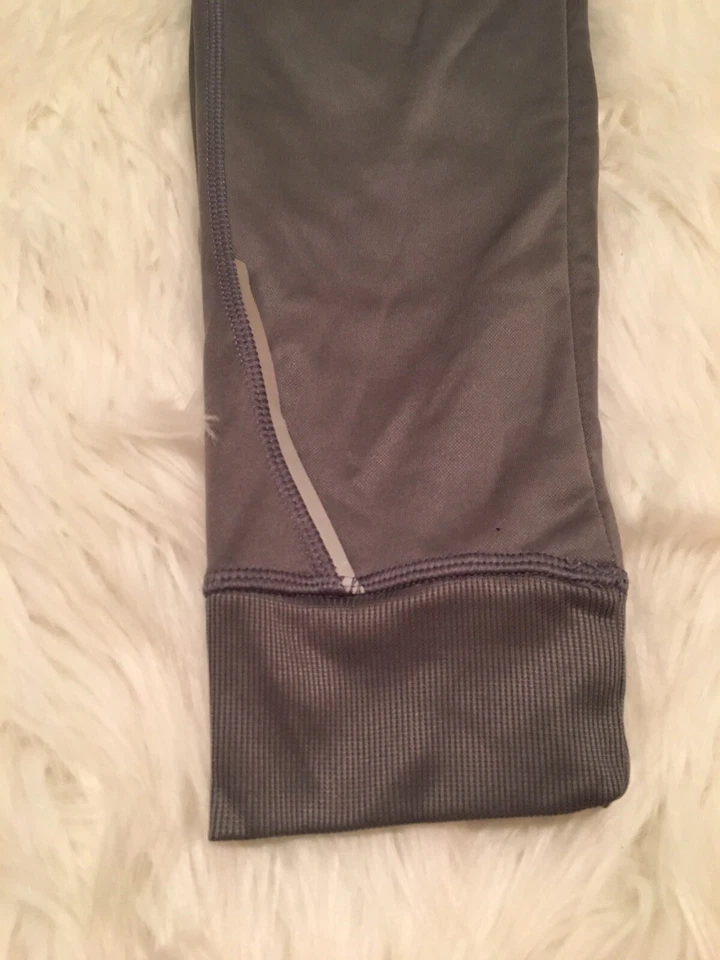 Pantalones Danskin Now Niñas Talla Mediana 7/8 Gris Leggings Suaves con Bolsillos Foto 4 de 4