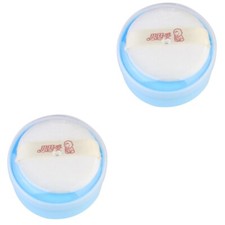 2 PCS Baby Body Powder Dispenser Dusting Container with Puff and