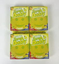 Lemon Fresh Scrub Daddy Sponge - Lot of 4