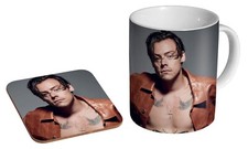 Harry Styles Tattoos - Coffee / Tea Mug And Coaster Gift Set