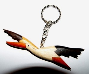 Porte Cle Clef Porte Cle En Bois Albatros Pelican Oiseau Animal Neuf Ebay