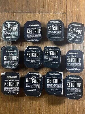 Whataburger Spicy Ketchup 12 Packs Of 1oz | eBay