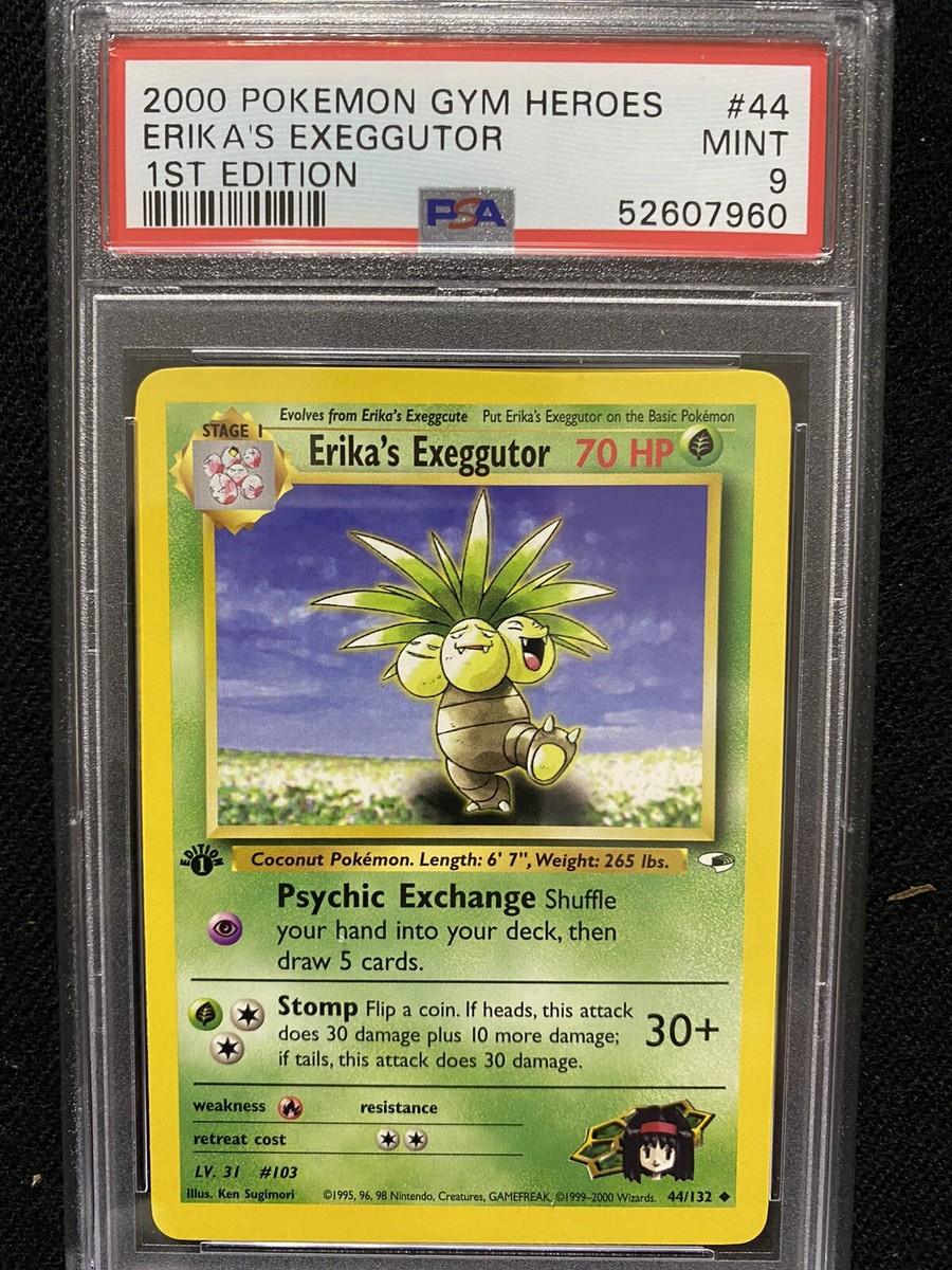 ポケモンカード GYM HEROES Erika 未開封パック pokemon Charity Trainer Erika Rare Japanese Gym Heroes pokemon card