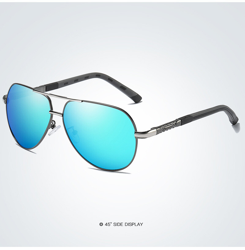 AORON Aluminum Polarized Pilot Sunglasses For Men – Driving & Fishing – UV400