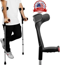 Muletas Para Adultos Livianas Comodas Ligeras Tamaño Mediano Juego De 2 US NUEVO