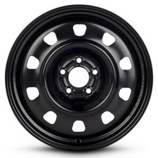 New Wheel For 2013-2016 Dodge Dart 17x7 Inch Steel Rim Painted Black