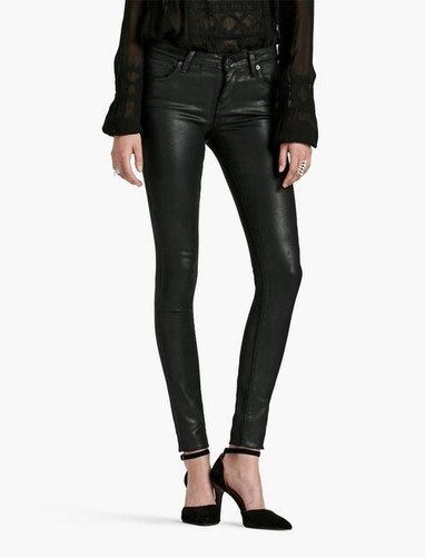 Brooke Legging Jean Coated Matte Black 