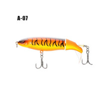 Whopper Plopper Topwater Floating Fishing Lures Rotating Tail  A 07