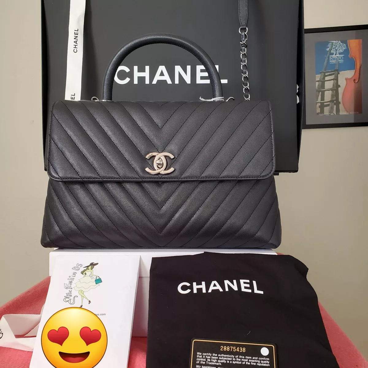 Chanel coco handle medium size