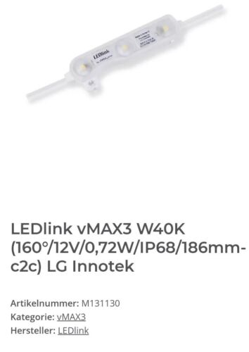 90 x Stk LEDlink LG Innotek Made In Korea Lampe Licht Leuchte LED - Bild 1 von 8