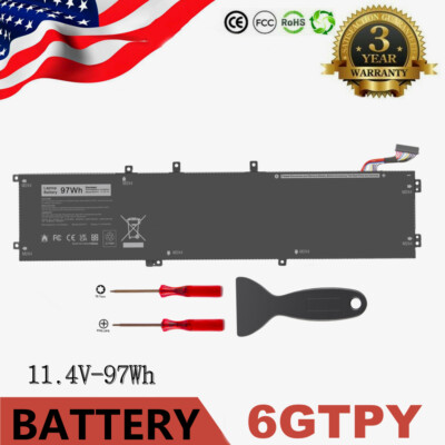 Lot 10 6GTPY Battery For Dell XPS 15 7590 9570 9560 9550 Precsion 5510 5530 5520