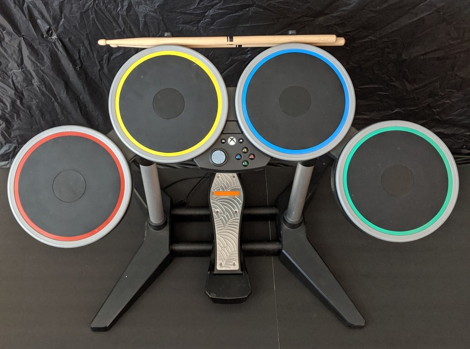 RockBand 4 Bundle Guitar Drum Set Game Xbox One and Series X/S