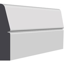HOWDENS BURFORD TRADITIONAL MDF SKIRTING BOARD - 25MM - PRIMED / UNPRIMED