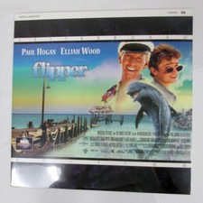 NEW Flipper Laserdisc CAV, 1996 Paul Hogan Elijah Wood Factory Sealed