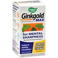 Nature's Way Ginkgold Max - 120 Mg - 60 Tablets Nature's Way Ginkgold Max - 120 Mg - 60 Tablets