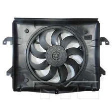 Fit 2013-2019Dual Radiator & Condenser Cooling Fan Assembly Ram 3.6L CH3115194