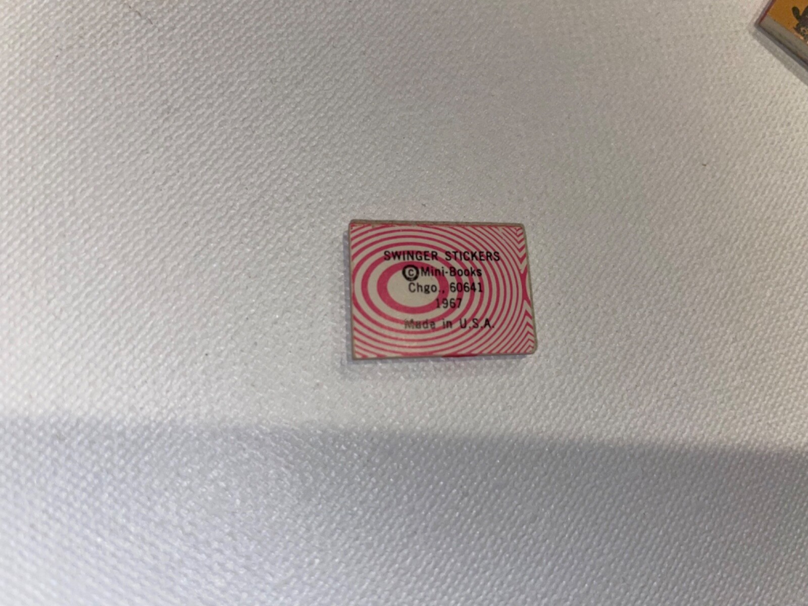 Lot of 81 VINTAGE MINI BOOKS Fibs n squibs & swinger stickers