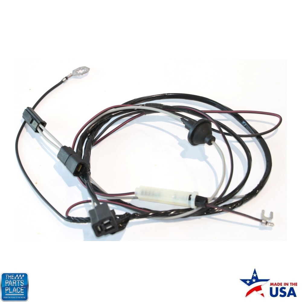 1967 Firebird Tachometer Tach Wiring Harness Hood Mounted Coil Side New eBay