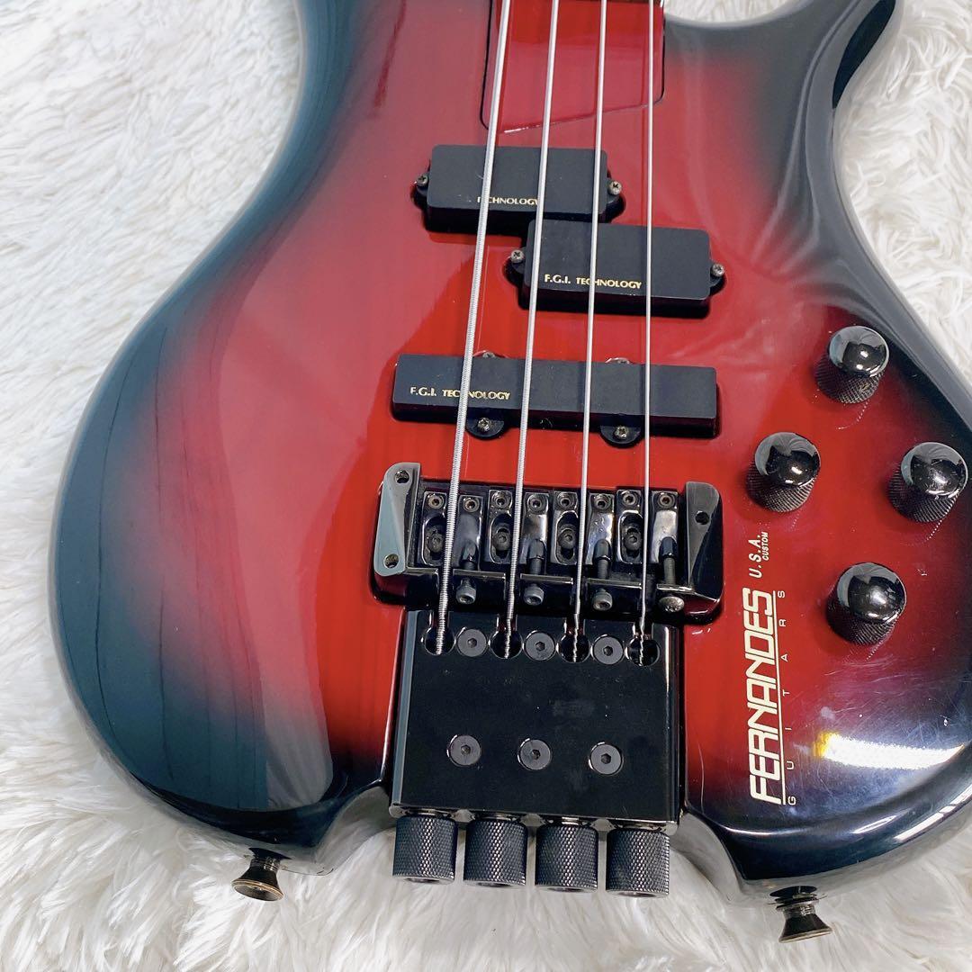 フェルナンデス　USA custom SWB-75HLアクティブ ヘッドレス Electric Bass Guitar Fernandes USA Custom SWB-75HL Headless