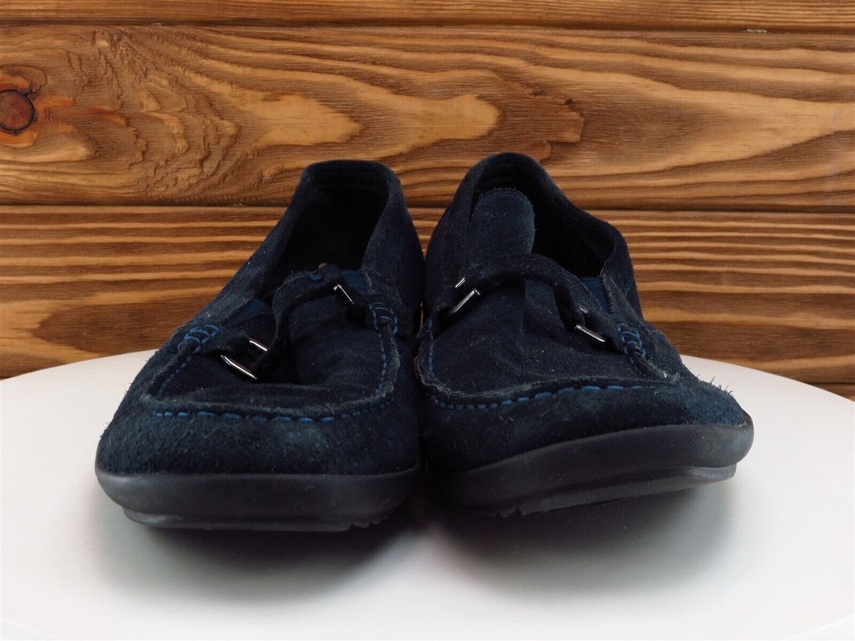 Calvin Klein Sz 10 Loafer Blue Suede Men Slip On Galvin 