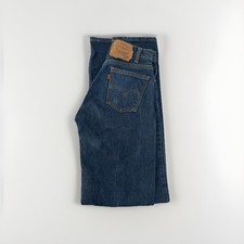 Vintage 70  s Levi  s orange table 505 - 2017 made in Canada 29x36