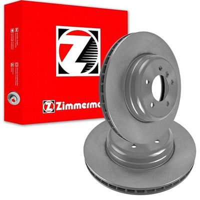 2x ZIMMERMANN COAT Z BREMSSCHEIBEN 348mm INNENBELÜFTET VORNE PASSEND FÜR BMW 5 6