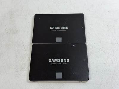 Lot of 2 Samsung 850 EVO 500GB SSD 2.5'' SATA III Internal MZ-75E500 SSD