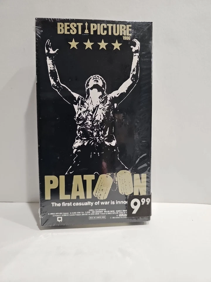 Platoon (VHS, 1997) New Sealed Hi-Fi STEREO  - Image 2 of 4