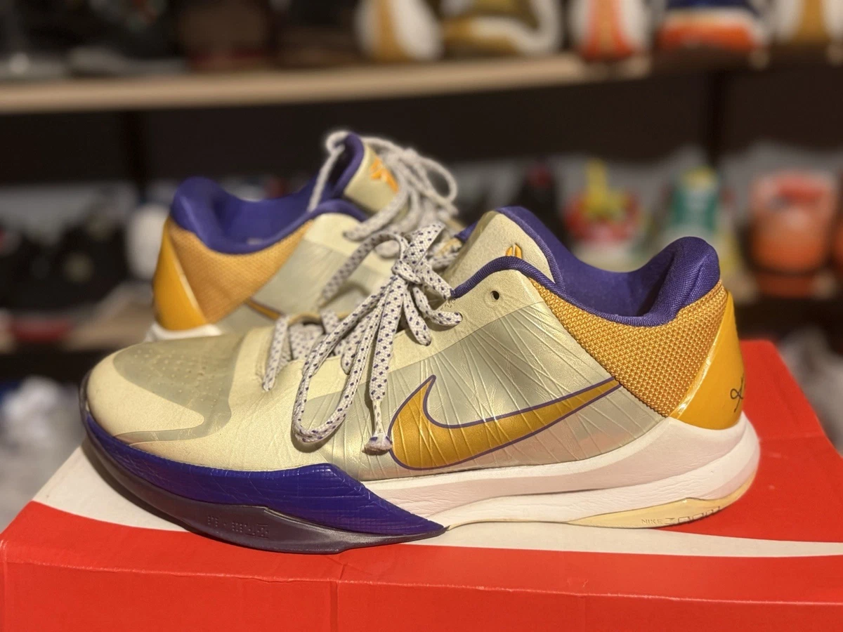 Nike Kobe 5 !!!Rare LAKERS Men\'s 10.5 Nike Kobe 5 Protro Year of The Mamba Eggplant  main image 4