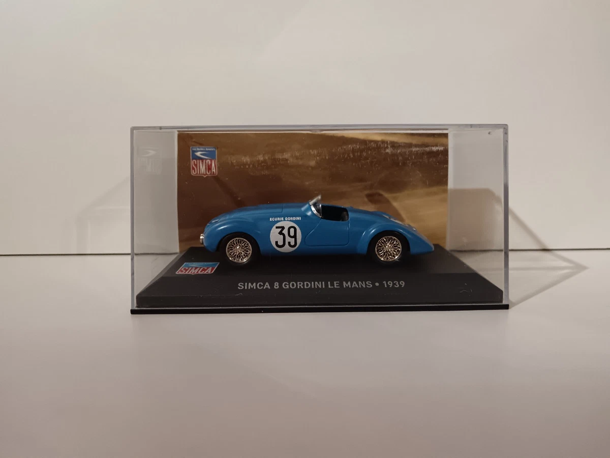 No SPARK Simca 8 N°54 1/43 GCAM – 24 Heures Du Mans 1949, édition Limitée, Couleur Bleue, Miniature LeMans
