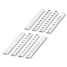 2pc PHOENIX CONTACT - IC 0810834:0002 Terminal Block Marker, White, Black P