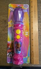 New Trolls Sing Along Microphone w Built In Songs And Dancing Lights Up See Desc