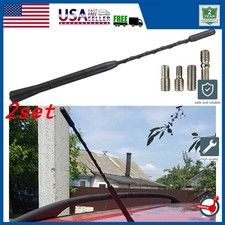 2set 9" Car Antenna Auto AM/FM Radio Antena Roof Mast For Toyota Long Whip Style