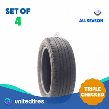 Set Of 4 Used 21555r17 Michelin Primacy Mxv4 93v - 5.5-632