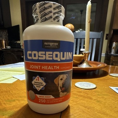 Nutramax Cosequin Joint Health With MSM Hip & Joint Adult Dog Chew Tabs 250
