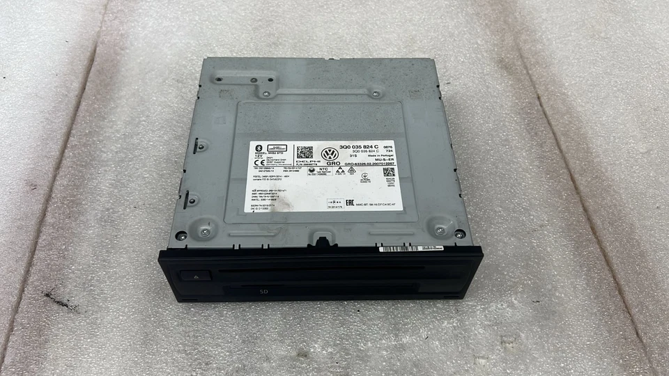 3Q0035824A CENTRALINA LETTORE CD SISTEMA MULTIMEDIALE VOLKSWAGEN GOLF 7 1.0 BENZ - Immagine 2 di 4