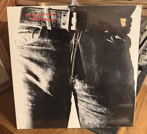 Rolling Stones Sticky Fingers Sealed  LP USA 70s Zipper Hype COC39105 Warhol NEW