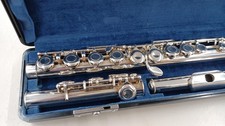 Pearl NC-500ES Flute Silver E mechanism Used with Hard Case Soft Case