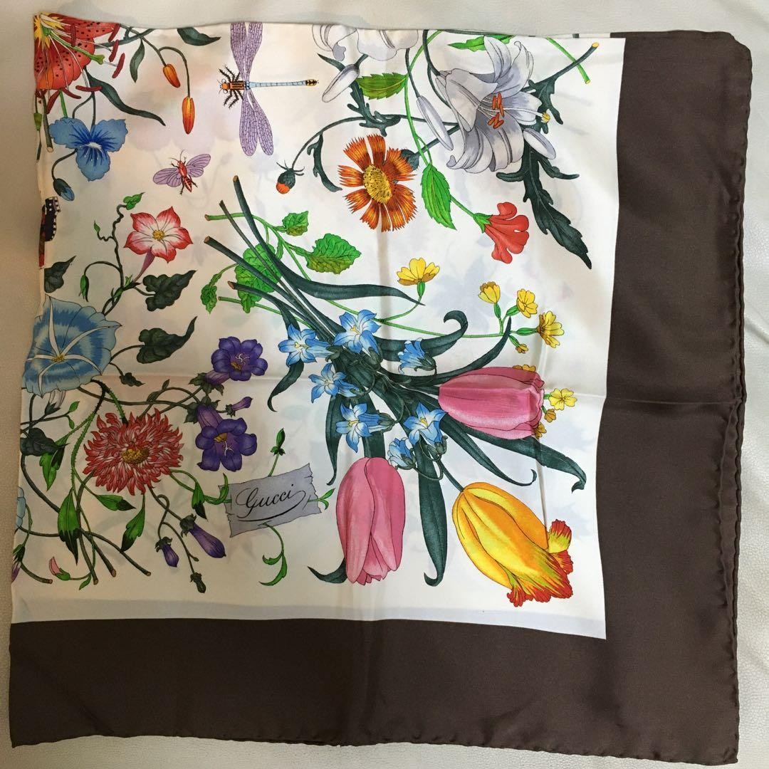 GUCCI　scarf　85cm×85cm