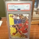 1997 Fleer Michael Jordan Chicago Bulls #23 PSA 9 Graded Basketball Card