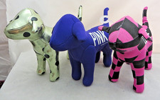Pink Victoria Secret Dog Plush Set Of 3 Different lot