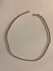 14k Yellow Gold  16 Inch Rope Gold Chain Solid 3mm weighs 15 grams  — photo 5