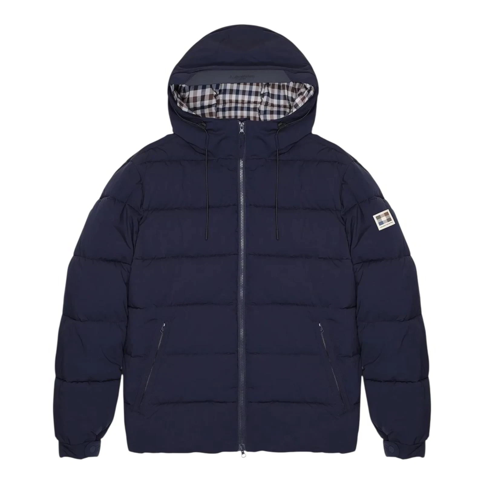 Aquascutum SP Hooded Puffer Coat Navy SIZE XL AND XXL ONLY