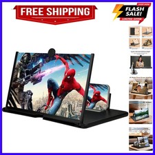 12Inch Mobile Phone Magnifier, 3D HD Phone Magnifier Screen Amplifier Enlarge...